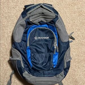 Outdoor Products Blue and Gray Backpack